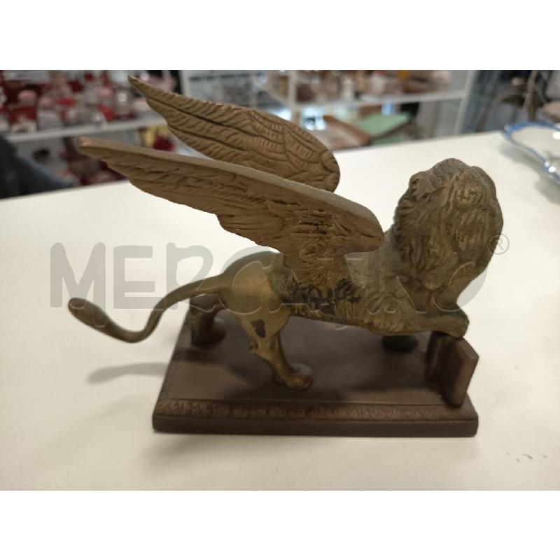 SCULTURA PICCOLA LEONE DI SAN MARCO BRONZO | Mercatino dell'Usato Roma rebibbia 3