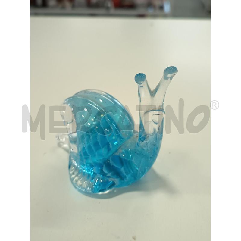 SCULTURA PICCOLA LUMACA MURANO PICCOLA | Mercatino dell'Usato Roma rebibbia 1