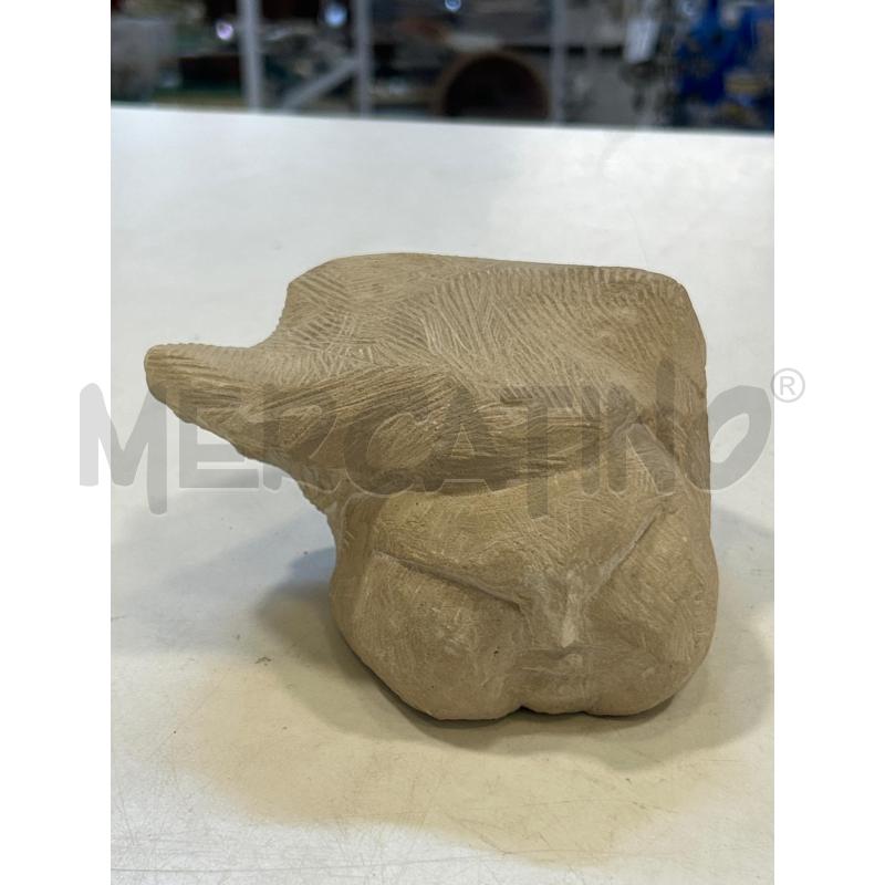 SCULTURA PICCOLA PIETRA CHIARA VOLTO DA RIV | Mercatino dell'Usato Roma rebibbia 1