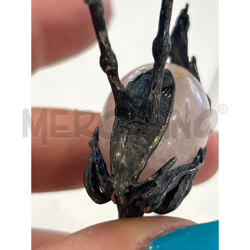 SCULTURA PICCOLA STRUZZO ARG LUIGI SIGNORINI PIETRA ROSA | Mercatino dell'Usato Roma rebibbia 2