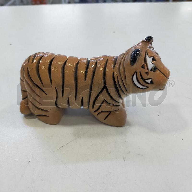 SCULTURA PICCOLA TIGRE PIETRA  | Mercatino dell'Usato Roma rebibbia 1