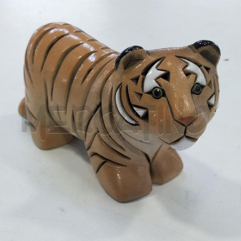 SCULTURA PICCOLA TIGRE PIETRA  | Mercatino dell'Usato Roma rebibbia 2