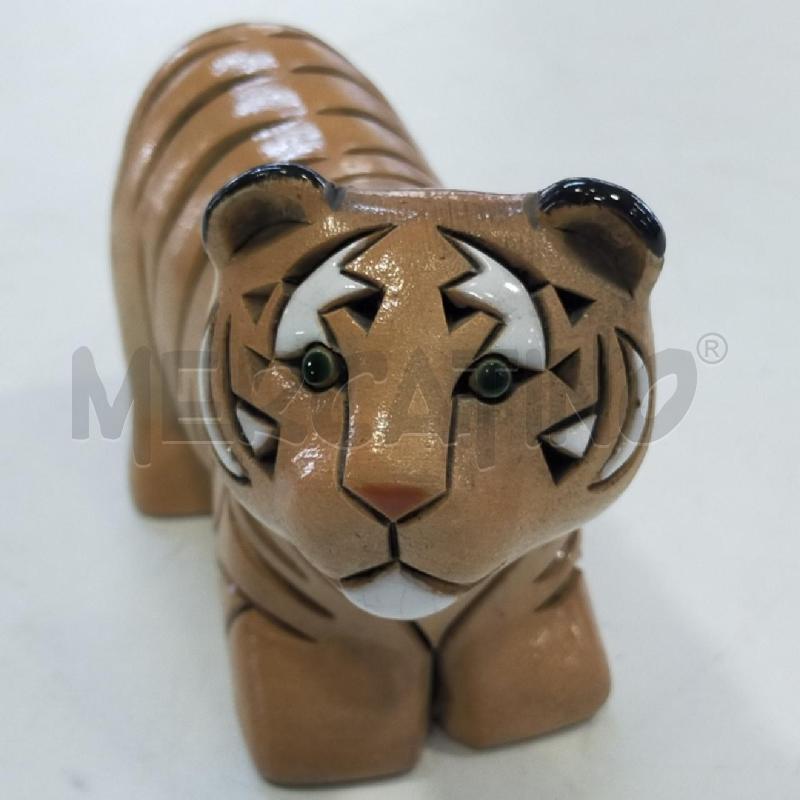 SCULTURA PICCOLA TIGRE PIETRA  | Mercatino dell'Usato Roma rebibbia 3