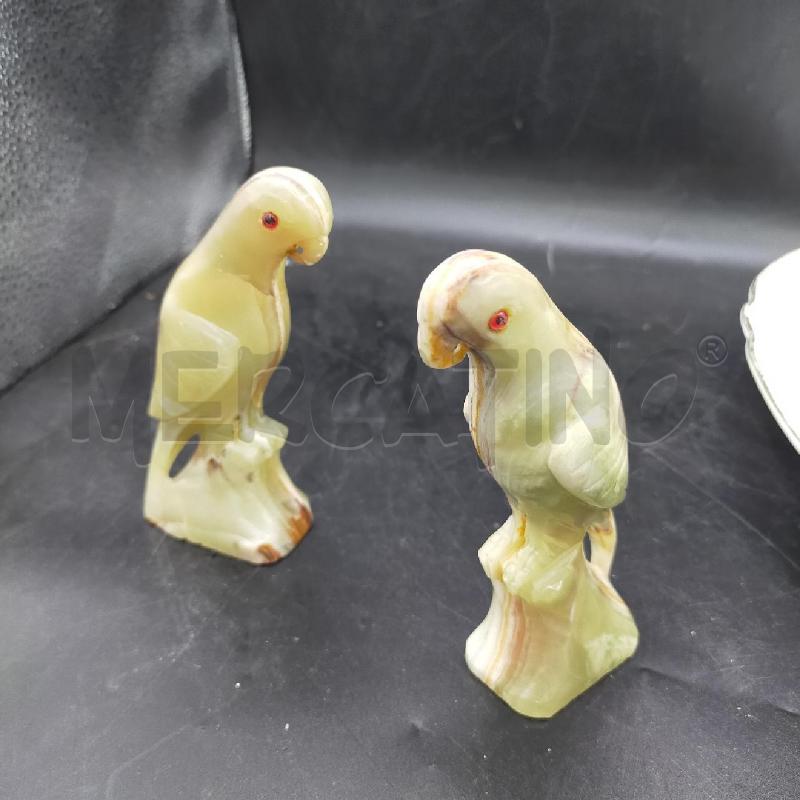 SCULTURA PICCOLA UCCELLI PIETRA | Mercatino dell'Usato Roma rebibbia 1