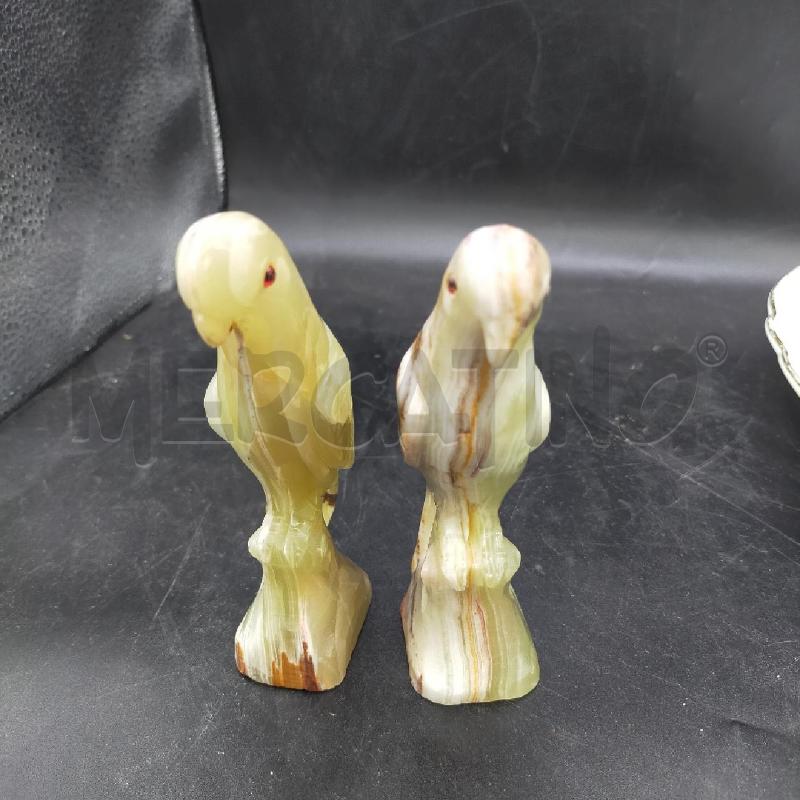SCULTURA PICCOLA UCCELLI PIETRA | Mercatino dell'Usato Roma rebibbia 3