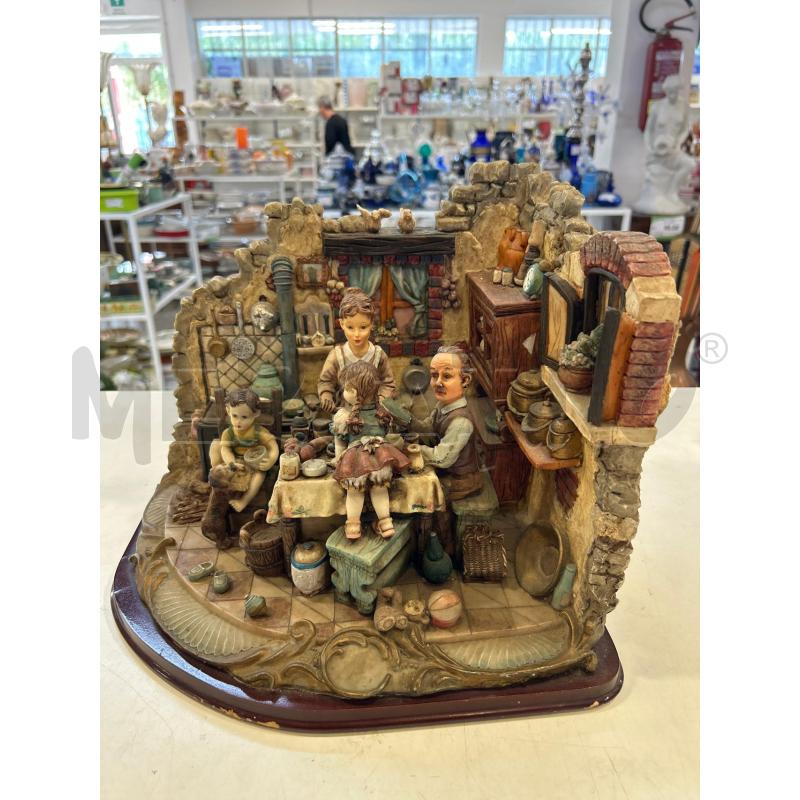 SCULTURA RESINA FAMIGLIA CASA | Mercatino dell'Usato Roma rebibbia 1