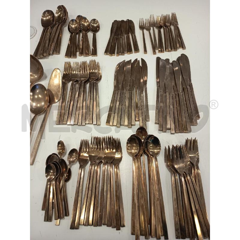SERVIZIO POSATE TAILANDESI NIKELBRONZE 146 PZ | Mercatino dell'Usato Roma rebibbia 4