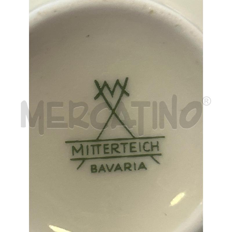 SERVIZIO TAZZE BAVARIA 6PZ+3PORTATE FIORI ROSA | Mercatino dell'Usato Roma rebibbia 3