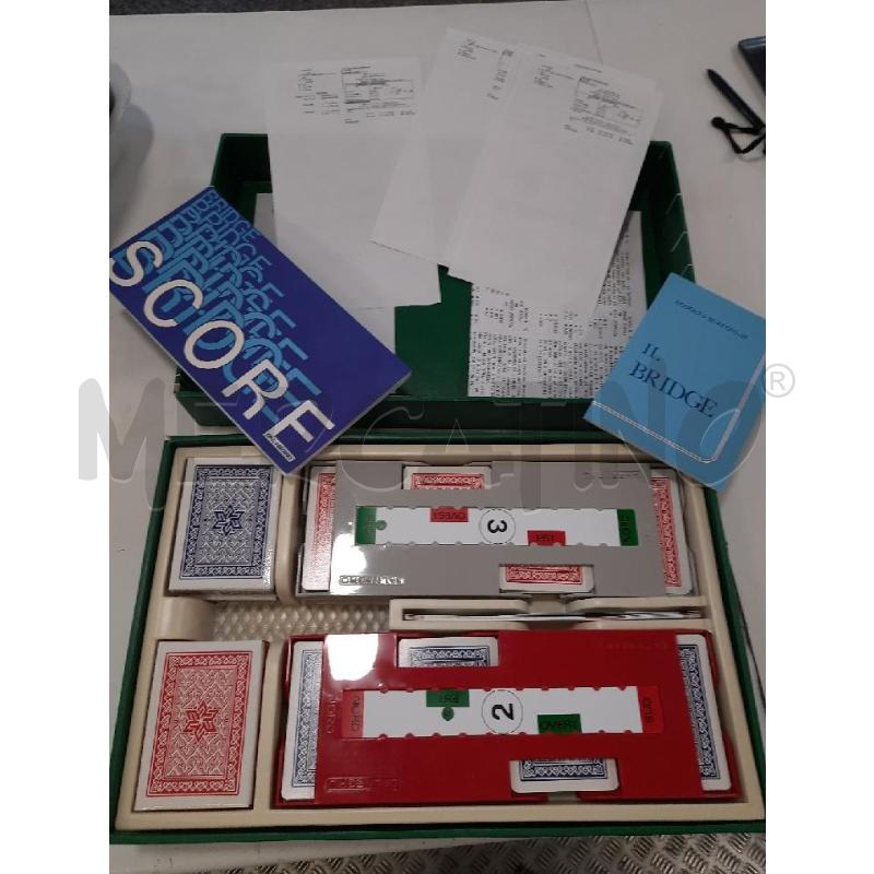 SET CARTE BRIDGE DAL NEGRO | Mercatino dell'Usato Roma rebibbia 1