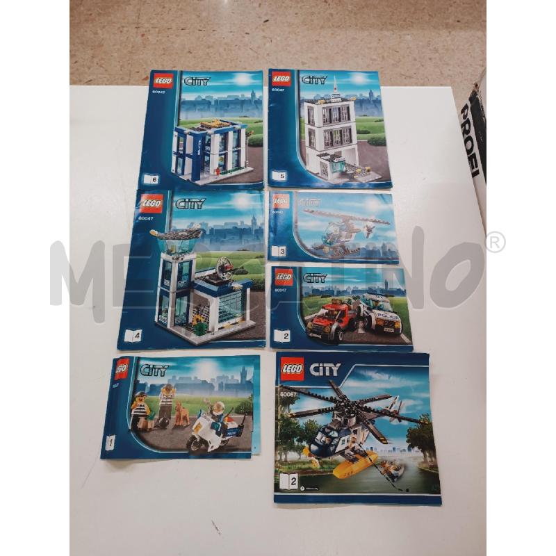 SET LEGO CITY STAZ POLIZIA 60047+ MEZZI VARI CODICI | Mercatino dell'Usato Roma rebibbia 4