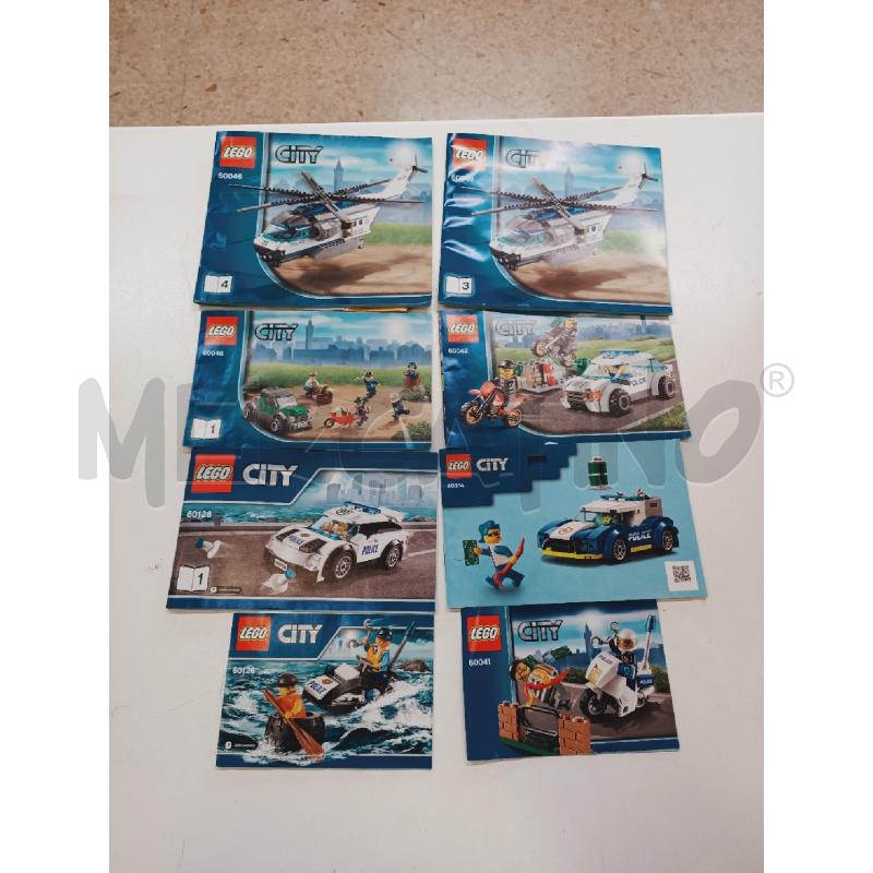 SET LEGO CITY STAZ POLIZIA 60047+ MEZZI VARI CODICI | Mercatino dell'Usato Roma rebibbia 5