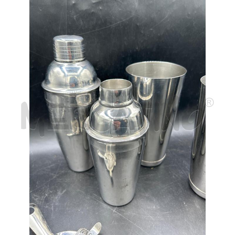 SET SHAKER CROMO 5PZ | Mercatino dell'Usato Roma rebibbia 2