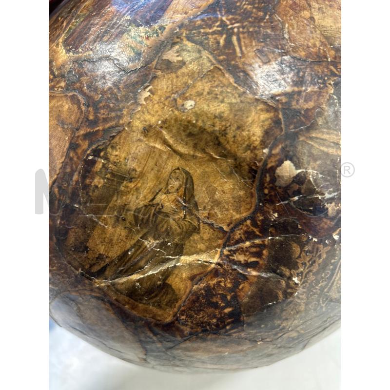 SFERA CARTONE DECOUPAGE SANTINI RELIGIOSI | Mercatino dell'Usato Roma rebibbia 3