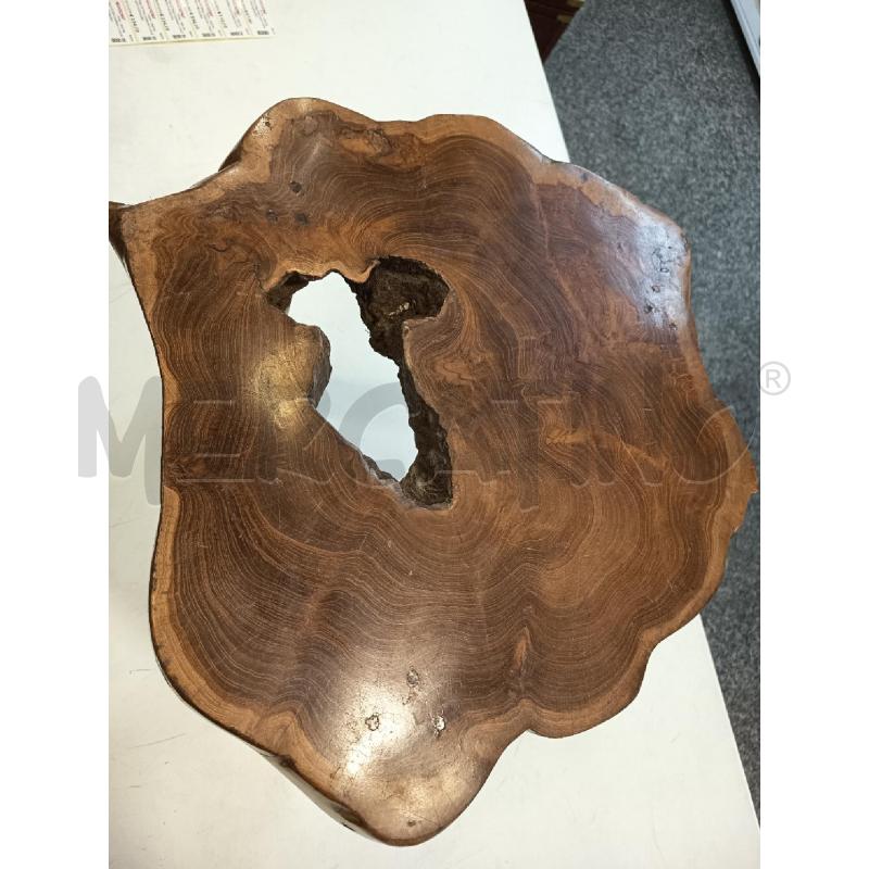 SGABELLO LEGNO ULIVO 3Z | Mercatino dell'Usato Roma rebibbia 3