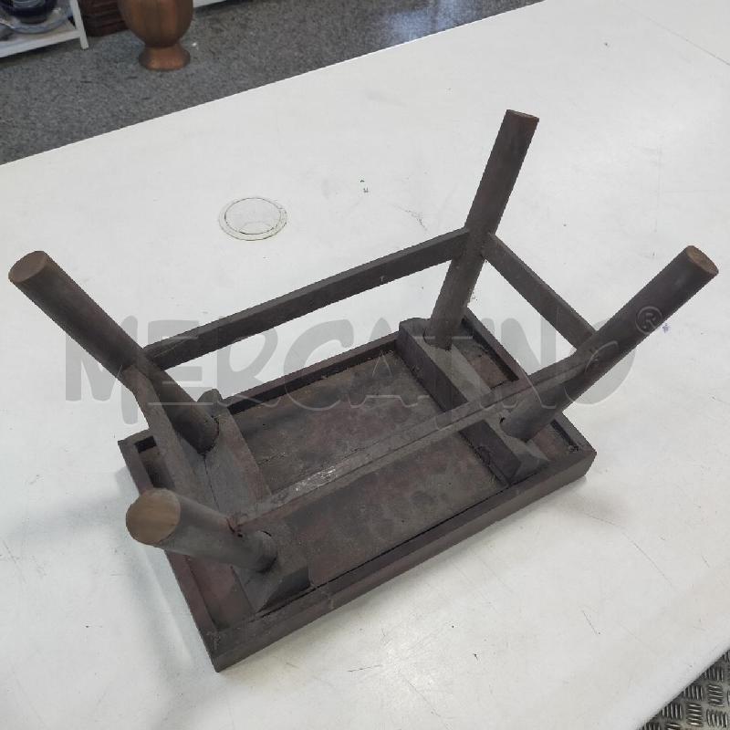 SGABELLO PICCOLO LEGNO DA RIV | Mercatino dell'Usato Roma rebibbia 3