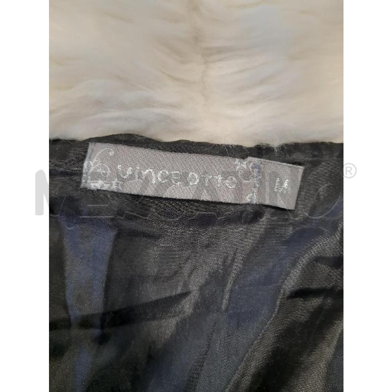 SMANICATO DONNA NERO PELO BIANCO  | Mercatino dell'Usato Roma rebibbia 3