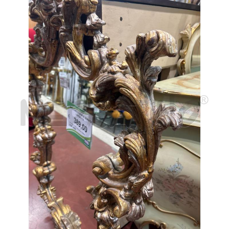 SPECCHIO CORNICE DORATA LAVORATA | Mercatino dell'Usato Roma rebibbia 3