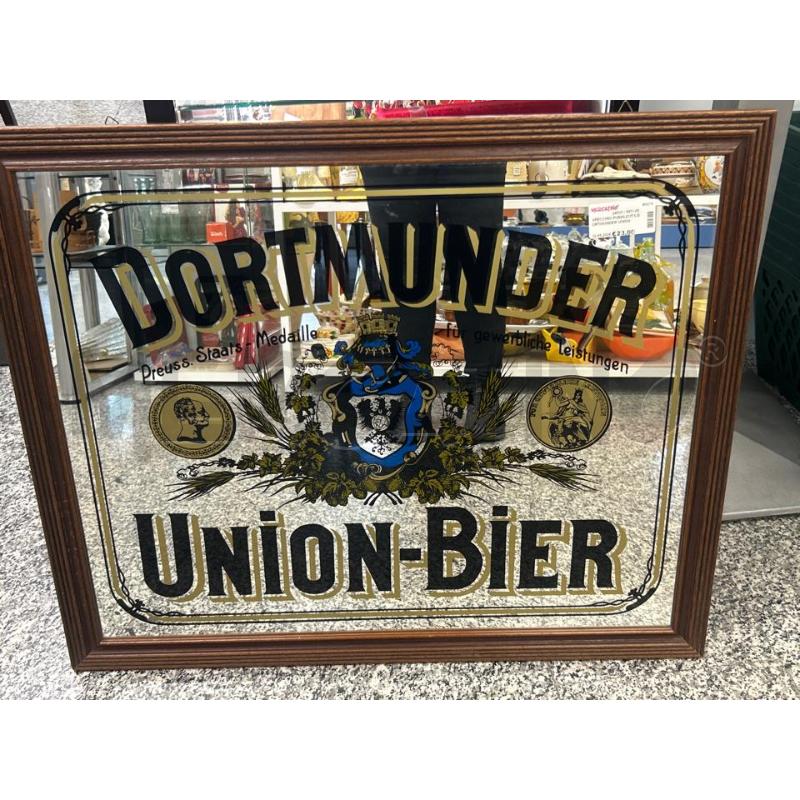 SPECCHIO PUBBLICITA DORTMUNDER UNION BIER | Mercatino dell'Usato Roma rebibbia 1