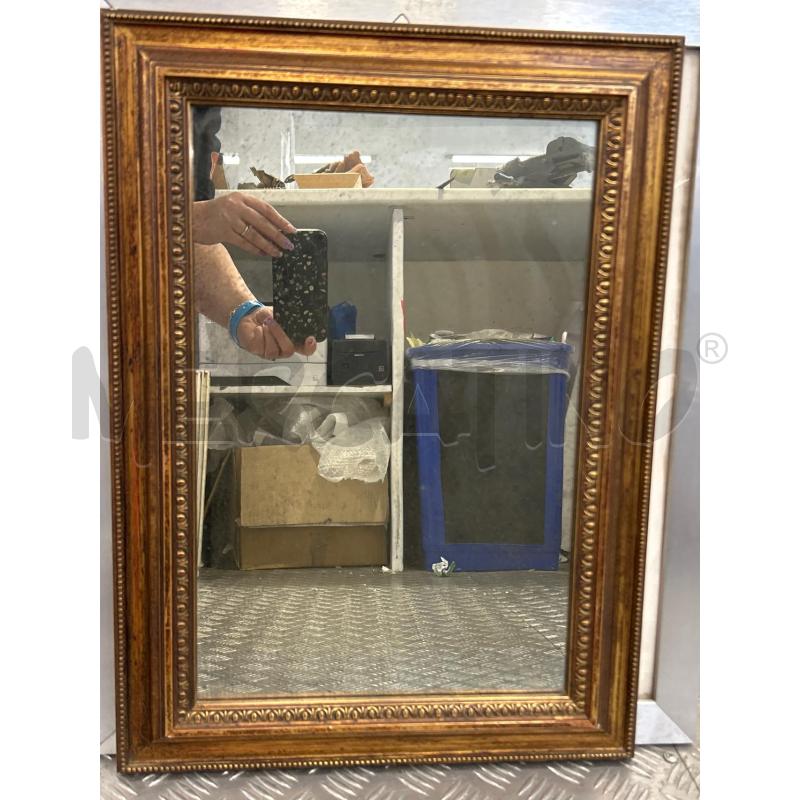 SPECCHIO VECCHIO C DORATA LEGNO 55X41 | Mercatino dell'Usato Roma rebibbia 1