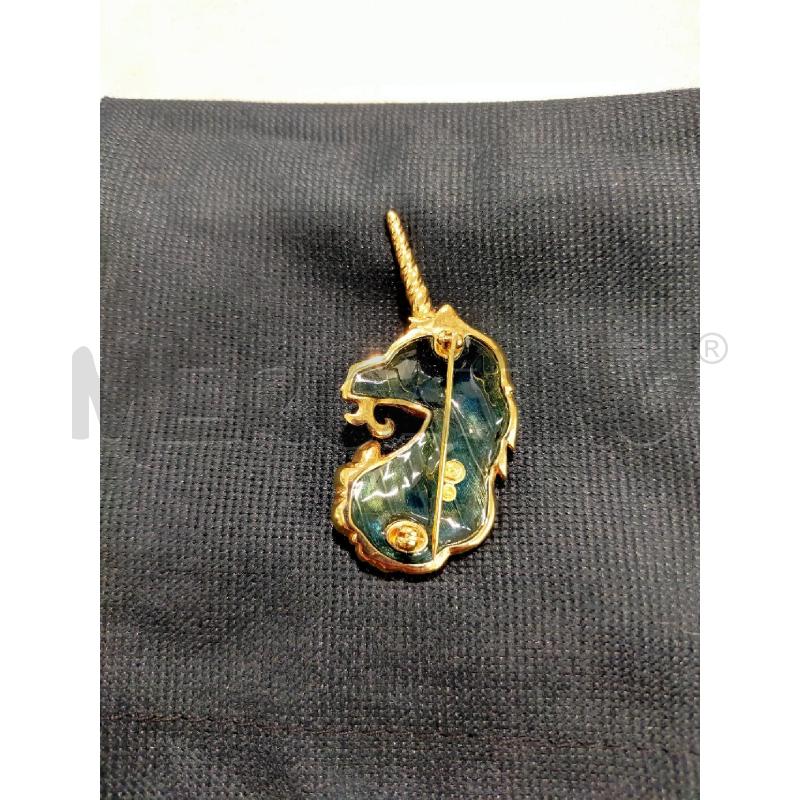 SPILLA UNICORNO SWAROVSKI PUNTI LUCE RETRO SMALTATO | Mercatino dell'Usato Roma rebibbia 3