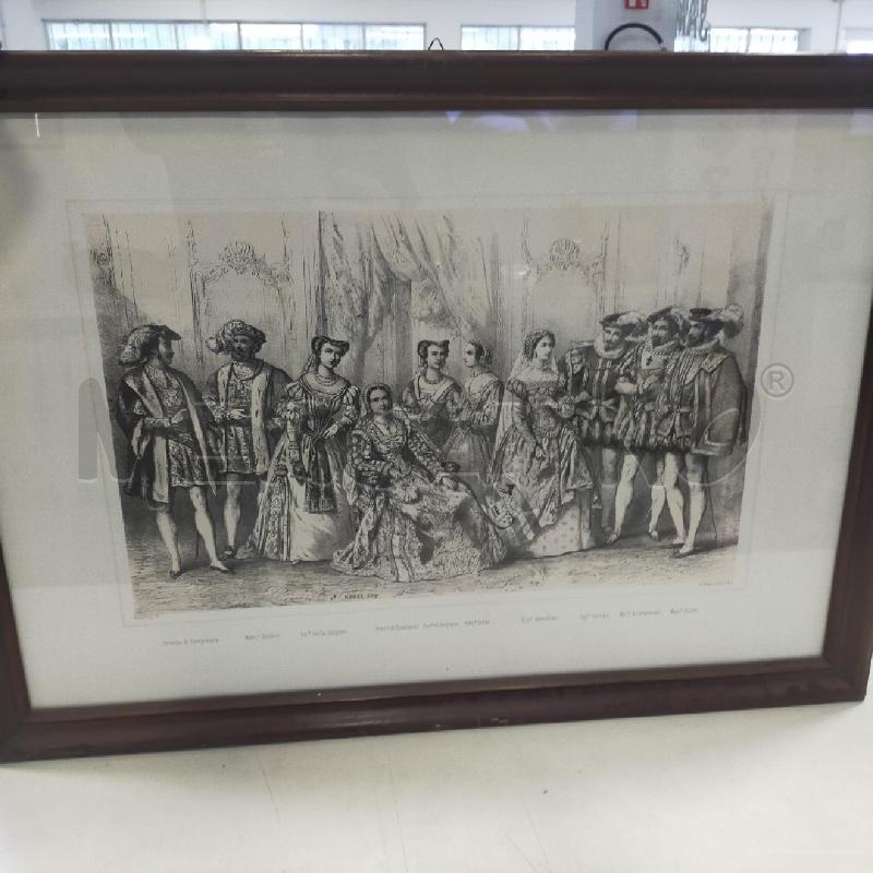 STAMPA B/N ARISTOCRATICI 68X48 C LEGNO SCURO | Mercatino dell'Usato Roma rebibbia 1