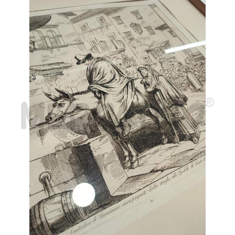STAMPA B/N CONTADINO DI SARACINESCO C LEGNO 65X56 | Mercatino dell'Usato Roma rebibbia 2