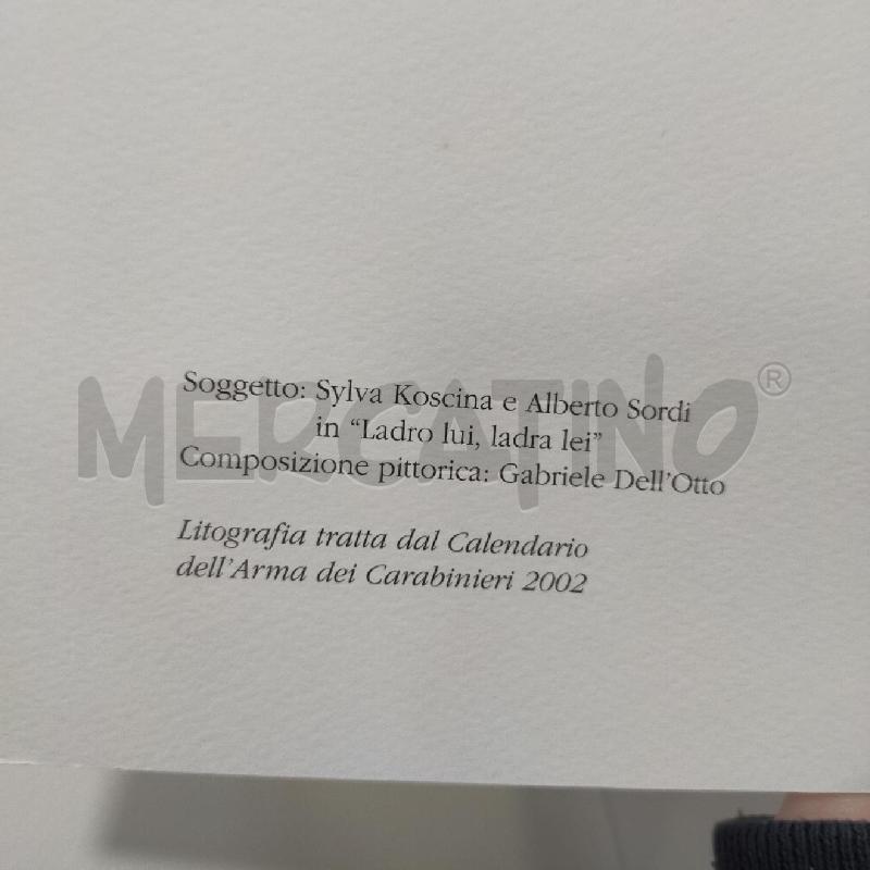 STAMPA DELL'OTTO ALBERTO SORDI 209/250 | Mercatino dell'Usato Roma rebibbia 4