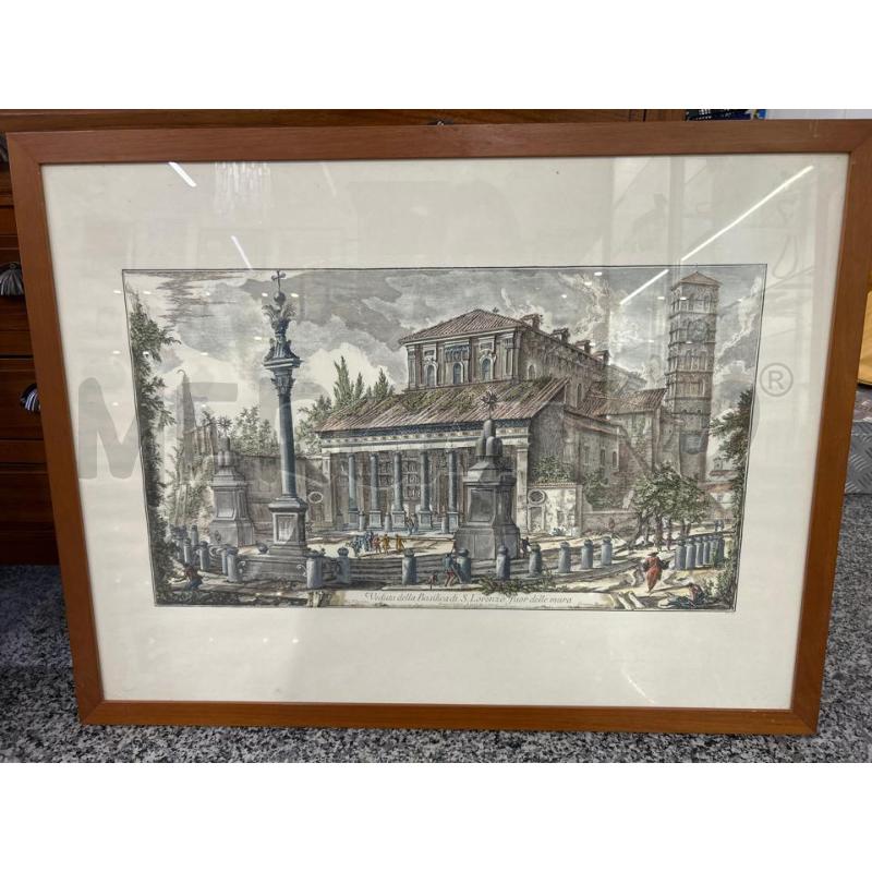 STAMPA DI ROMA BASILICA DI SAN LORENZO | Mercatino dell'Usato Roma rebibbia 1