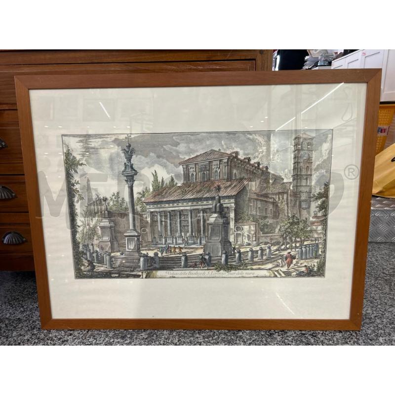 STAMPA DI ROMA BASILICA DI SAN LORENZO | Mercatino dell'Usato Roma rebibbia 1