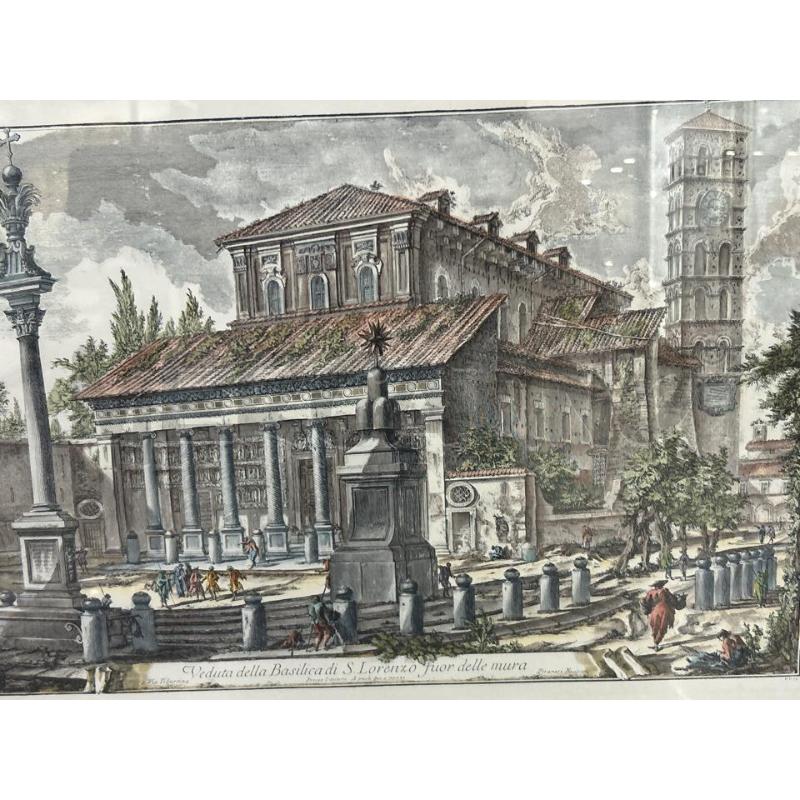 STAMPA DI ROMA BASILICA DI SAN LORENZO | Mercatino dell'Usato Roma rebibbia 2