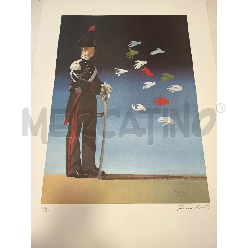 STAMPA PINTER ARMA CARABINIERI MANI 173/250 | Mercatino dell'Usato Roma rebibbia 1