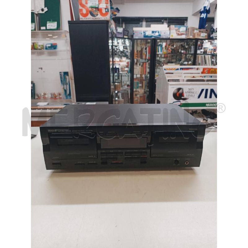 STEREO DECK DOUBLE CASSETTE YAMAHA KX-W321 | Mercatino dell'Usato Roma rebibbia 1