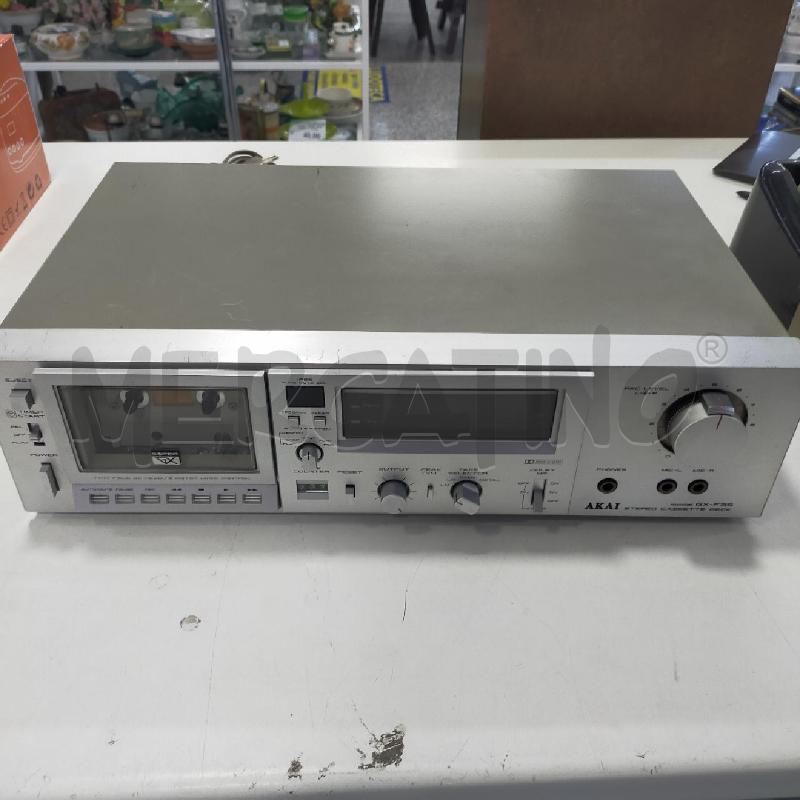 STERE CASSETE DECK AKAI GX-F35 | Mercatino dell'Usato Roma rebibbia 1