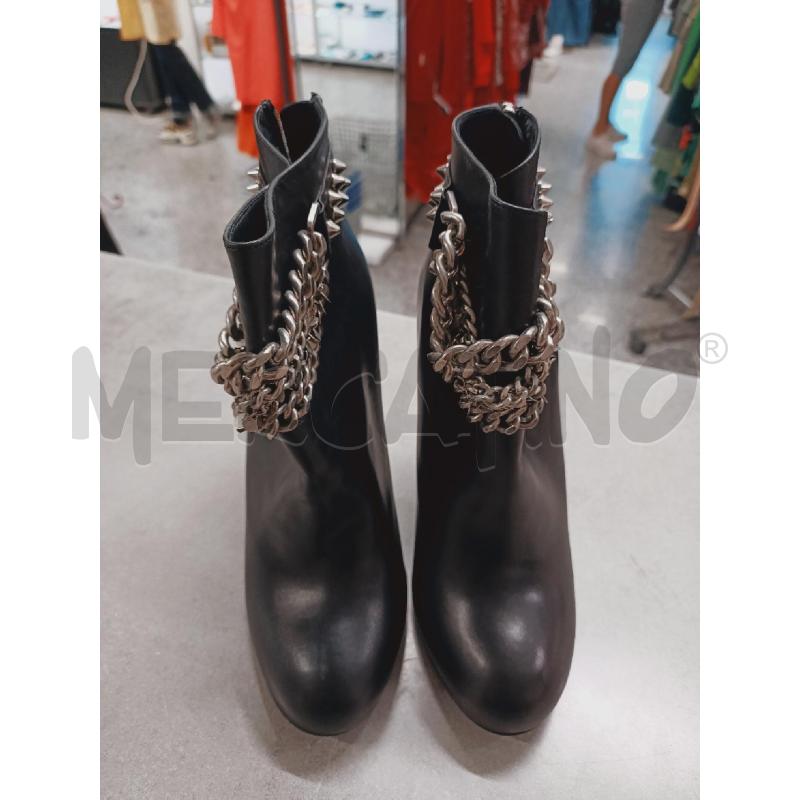 STIVALETTI DONNA GIANMARCO LORENZI TG36 NERO CATENE | Mercatino dell'Usato Roma rebibbia 1