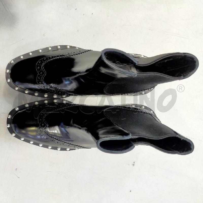 STIVALETTI DONNA TWINSET NERO LUCIDO/PERLE TG37  | Mercatino dell'Usato Roma rebibbia 5