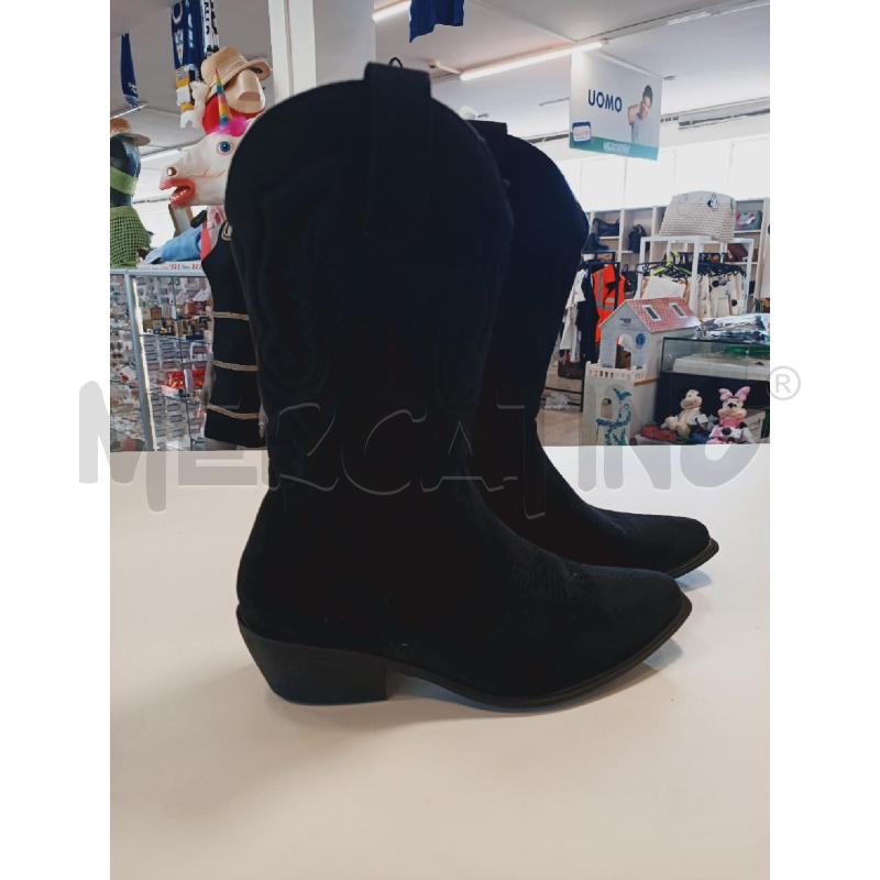 STIVALI DONNA R&I SHOES NERI | Mercatino dell'Usato Roma rebibbia 1