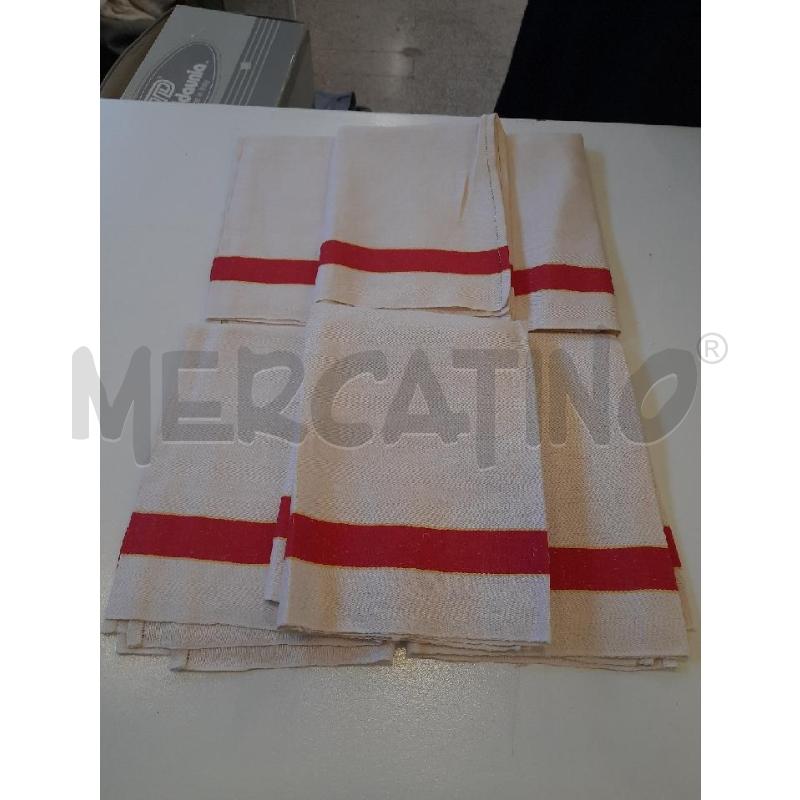 STROFINACCIO FASCIA ROSSA 6PZ | Mercatino dell'Usato Roma rebibbia 1