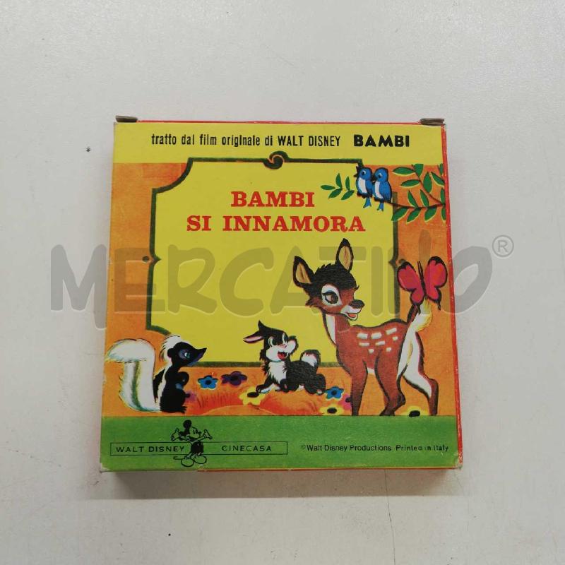 SUPER 8 BAMBI SI INNAMORA WALT DISNEY CINECASA  | Mercatino dell'Usato Roma rebibbia 1