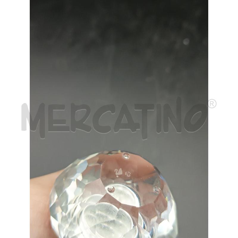 SWAROVSKI VASO C FIORI ROSSI | Mercatino dell'Usato Roma rebibbia 3