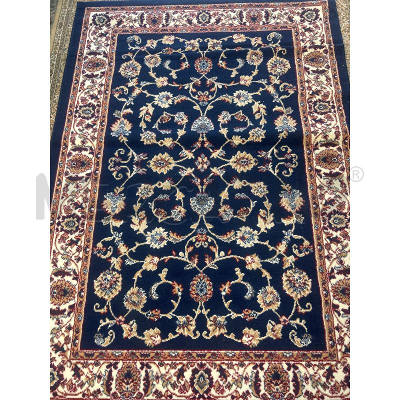 TAPPETO BIANCO ROSSO BLU FLOREALE 200X141 | Mercatino dell'Usato Roma rebibbia 1