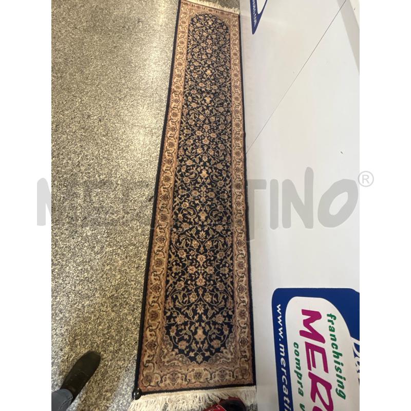 TAPPETO GUIDA BLU FIORI 340 X 65 | Mercatino dell'Usato Roma rebibbia 1