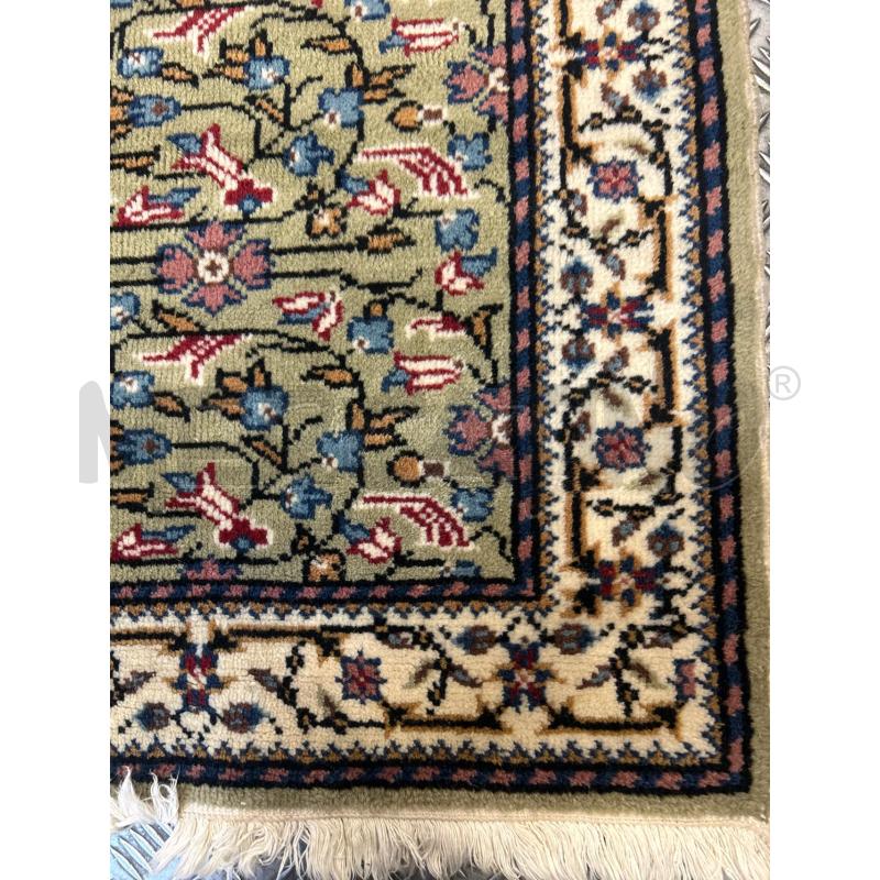 TAPPETO KAYSERI YUN VERDE BIANCO 89X67 | Mercatino dell'Usato Roma rebibbia 2