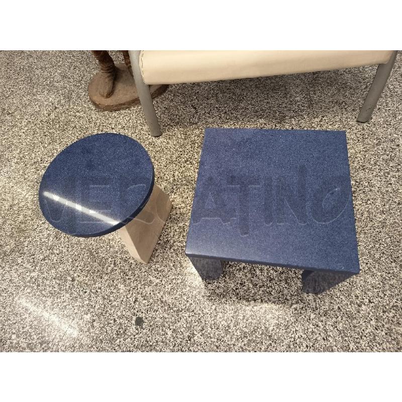 TAVOLINO PIETRA BLU+SGABELLO PIETRA BLU | Mercatino dell'Usato Roma rebibbia 1