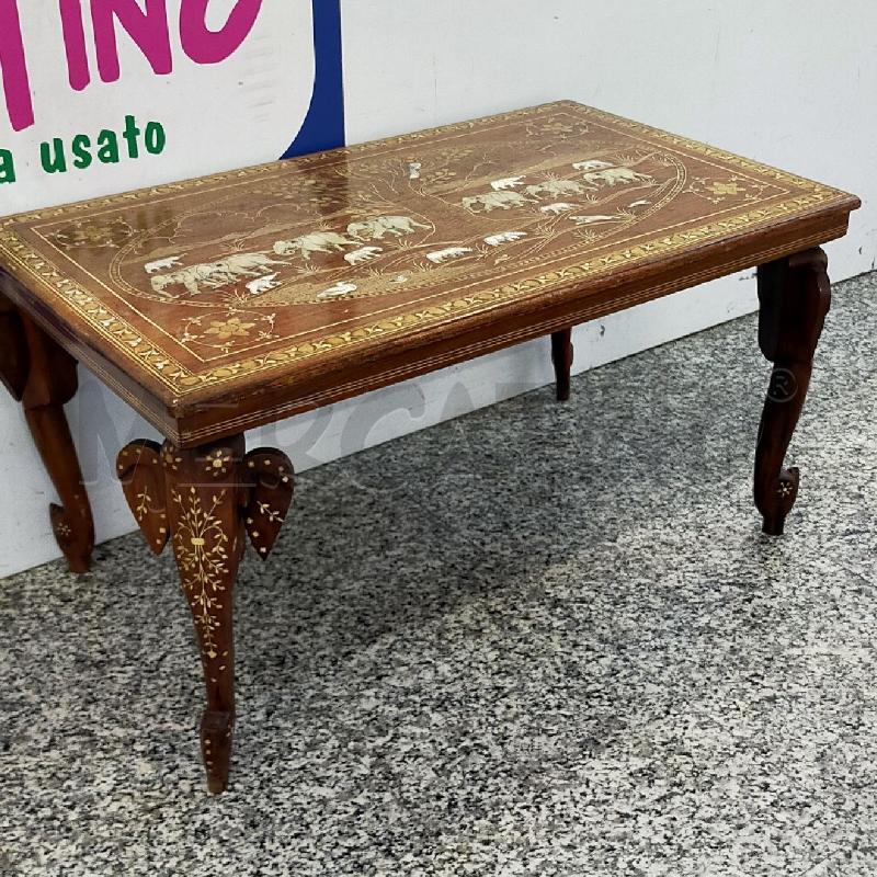 TAVOLINO RETT.INDIANO INSERTI MADRE PERLA | Mercatino dell'Usato Roma rebibbia 1