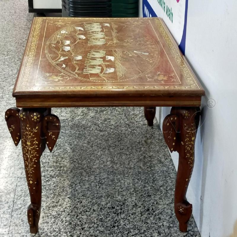 TAVOLINO RETT.INDIANO INSERTI MADRE PERLA | Mercatino dell'Usato Roma rebibbia 3