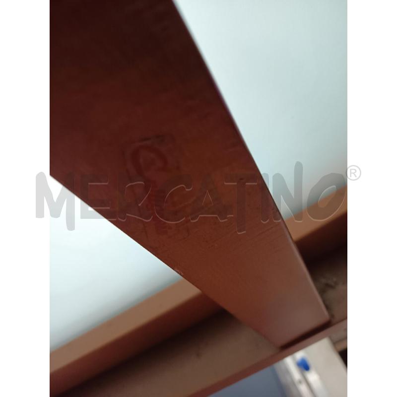 TAVOLO CALLIGARIS ALL. CILIEGIO VETRO  | Mercatino dell'Usato Roma rebibbia 4
