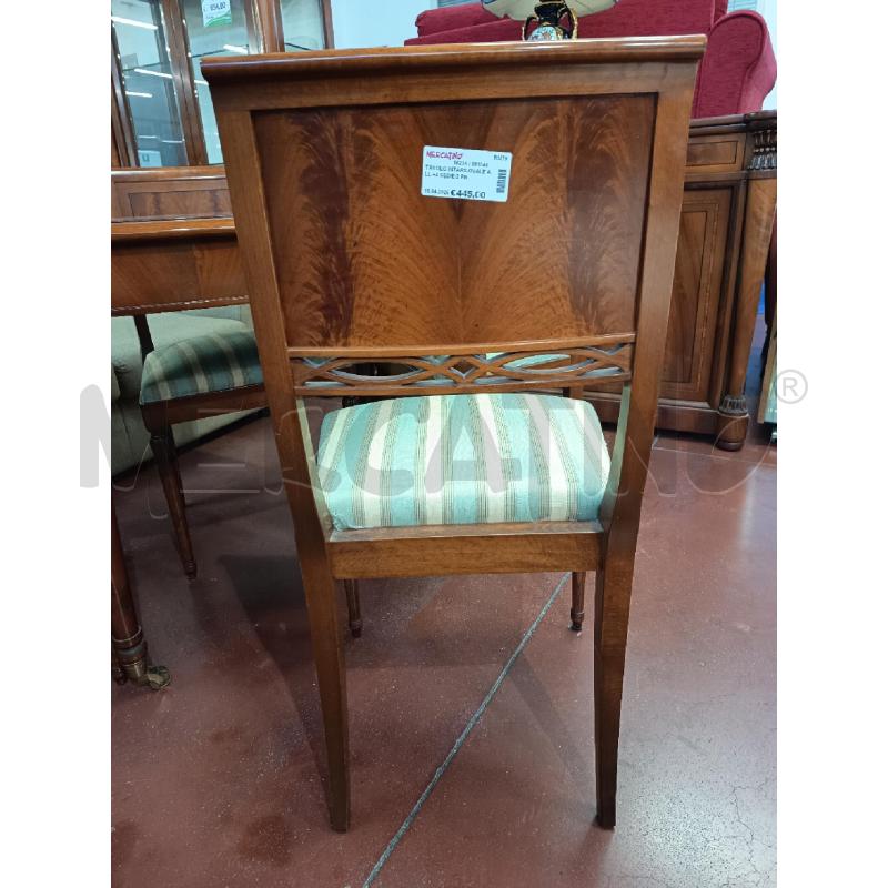 TAVOLO INTARS.OVALE ALL +4 SEDIE/2 PROL. | Mercatino dell'Usato Roma rebibbia 3
