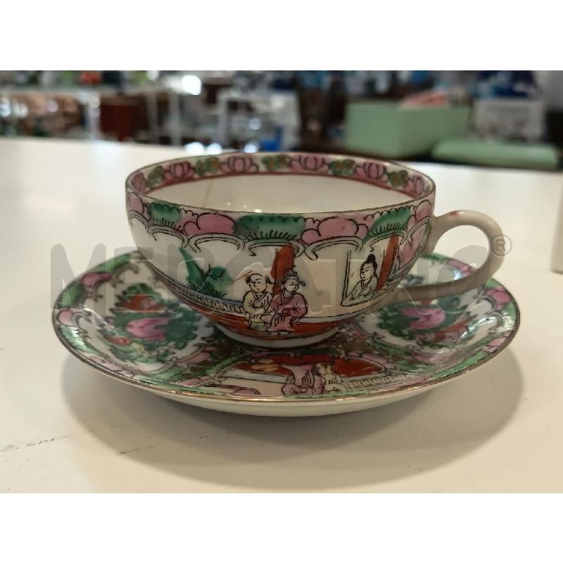 TAZZA ANTICA BONECHINA DIP  | Mercatino dell'Usato Roma rebibbia 1