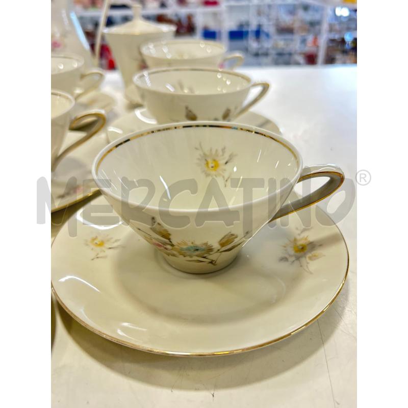 TAZZE BAVARIA CERAM STAMPE FIORI 10PZ+3PORTATE | Mercatino dell'Usato Roma rebibbia 2