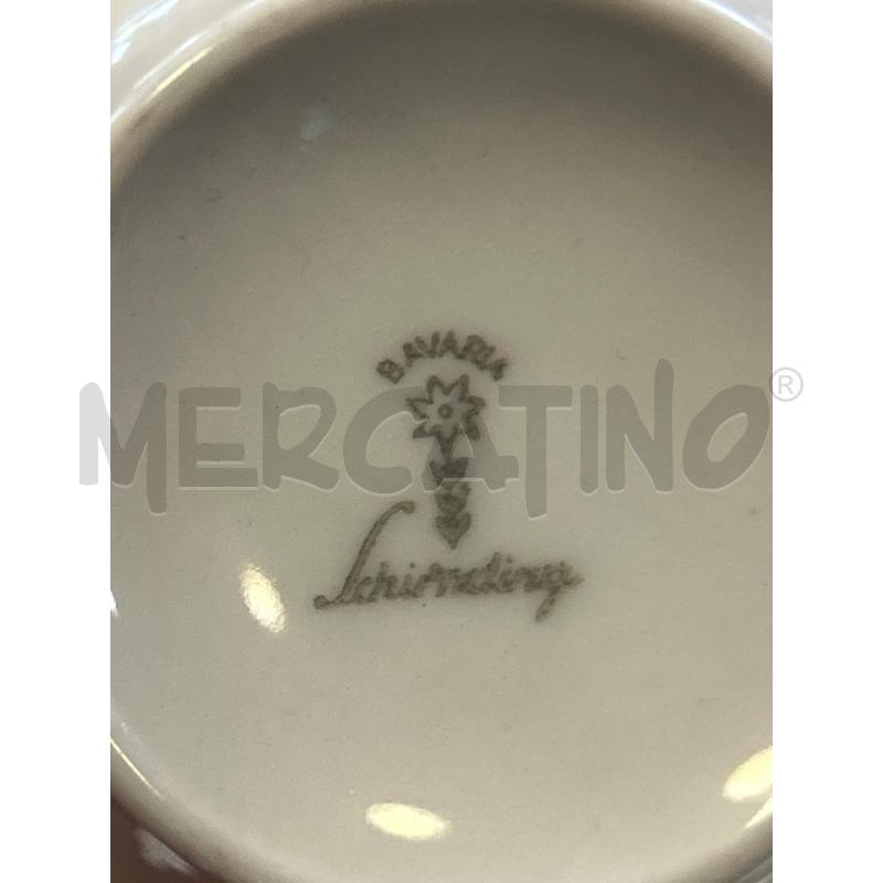 TAZZE BAVARIA CERAM STAMPE FIORI 10PZ+3PORTATE | Mercatino dell'Usato Roma rebibbia 3